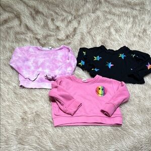 Splendid Kids Sweatshirts - Pink, Black, and Tie-Dye